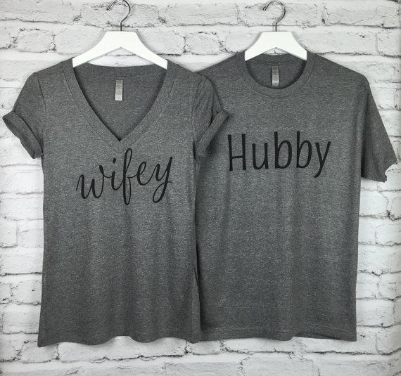 Hubby Wifey Shirts
