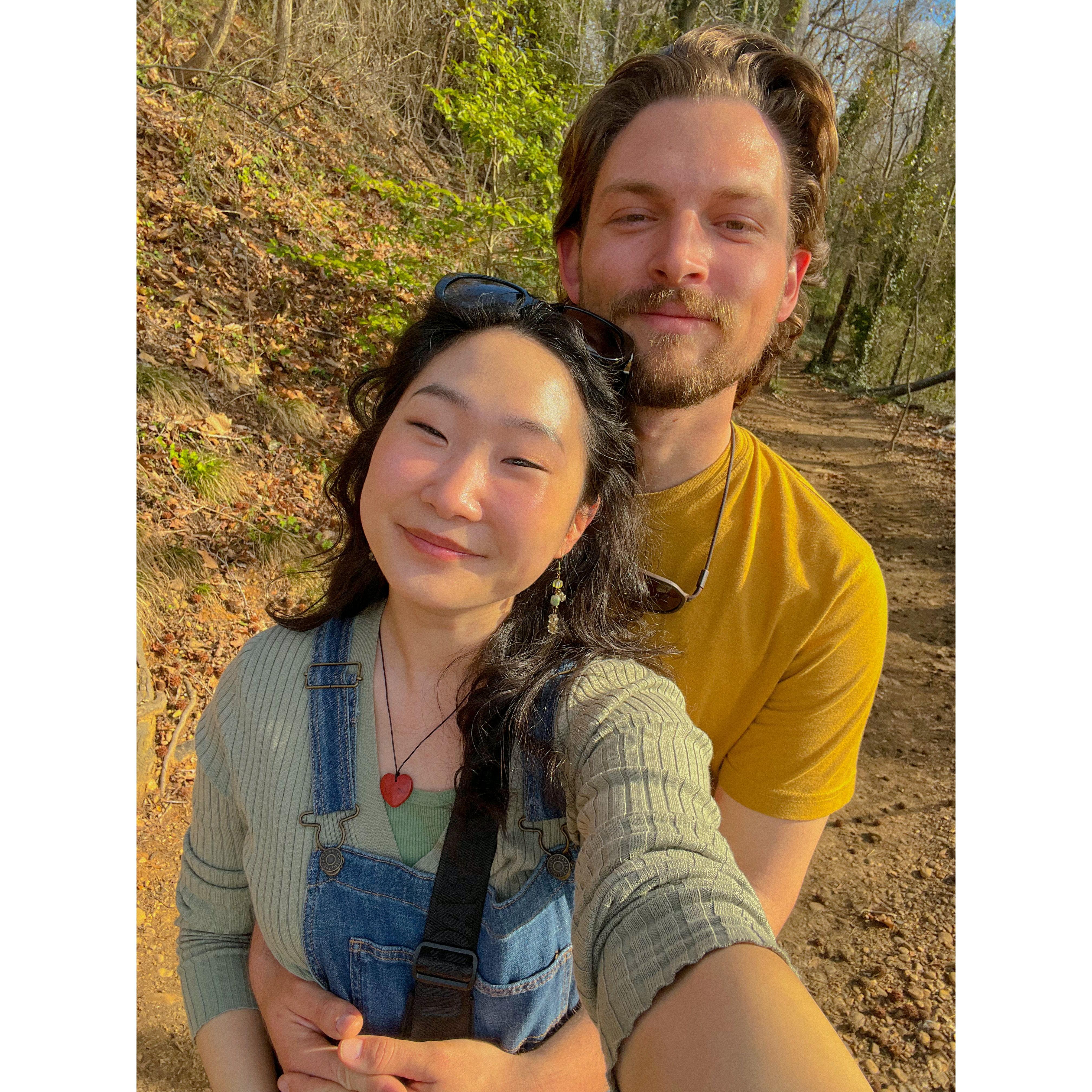 A hike through the Texas Beach trail in Richmond.