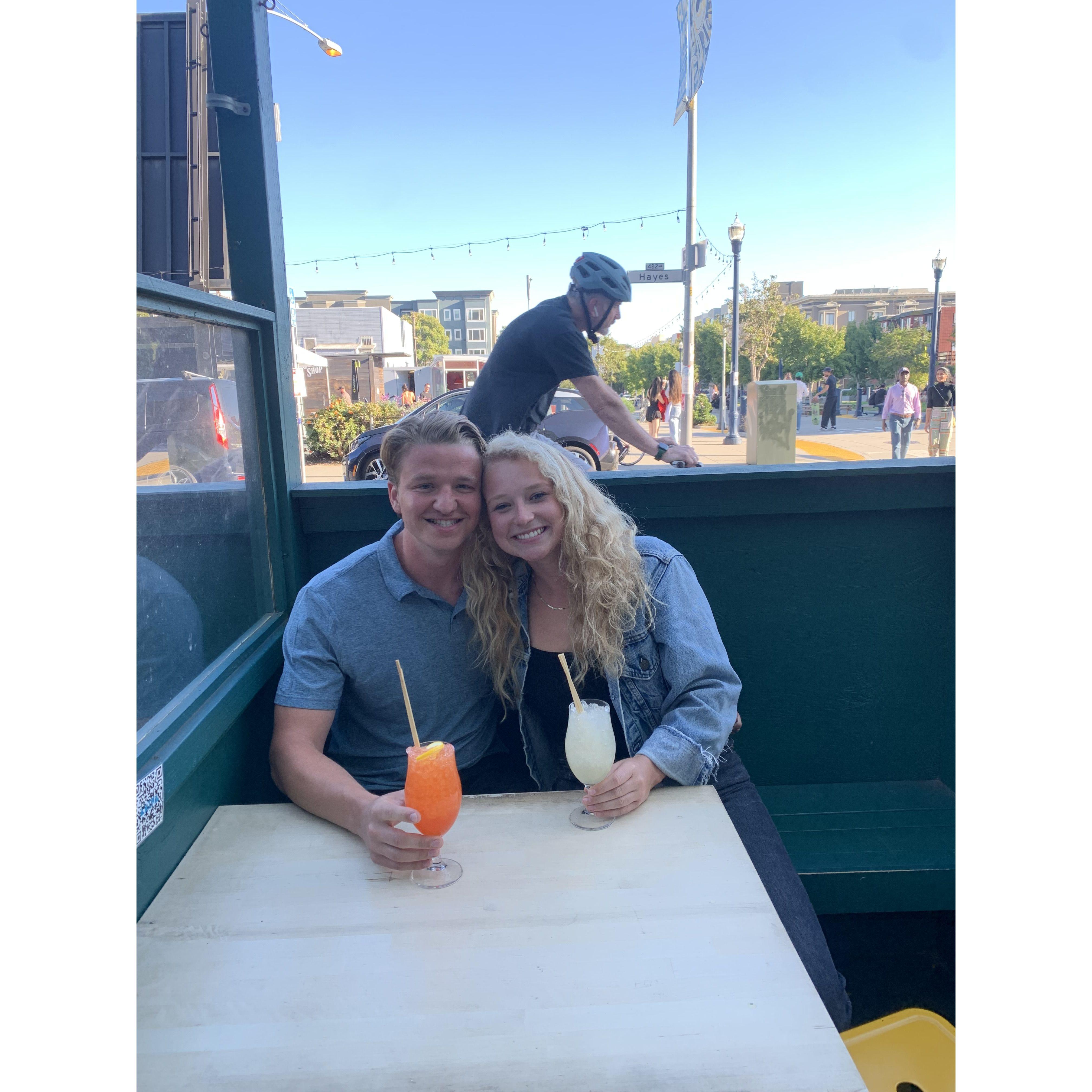 Date at one of our favorite bars in SF, Anina