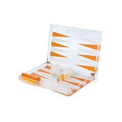 Lucite Backgammon Set