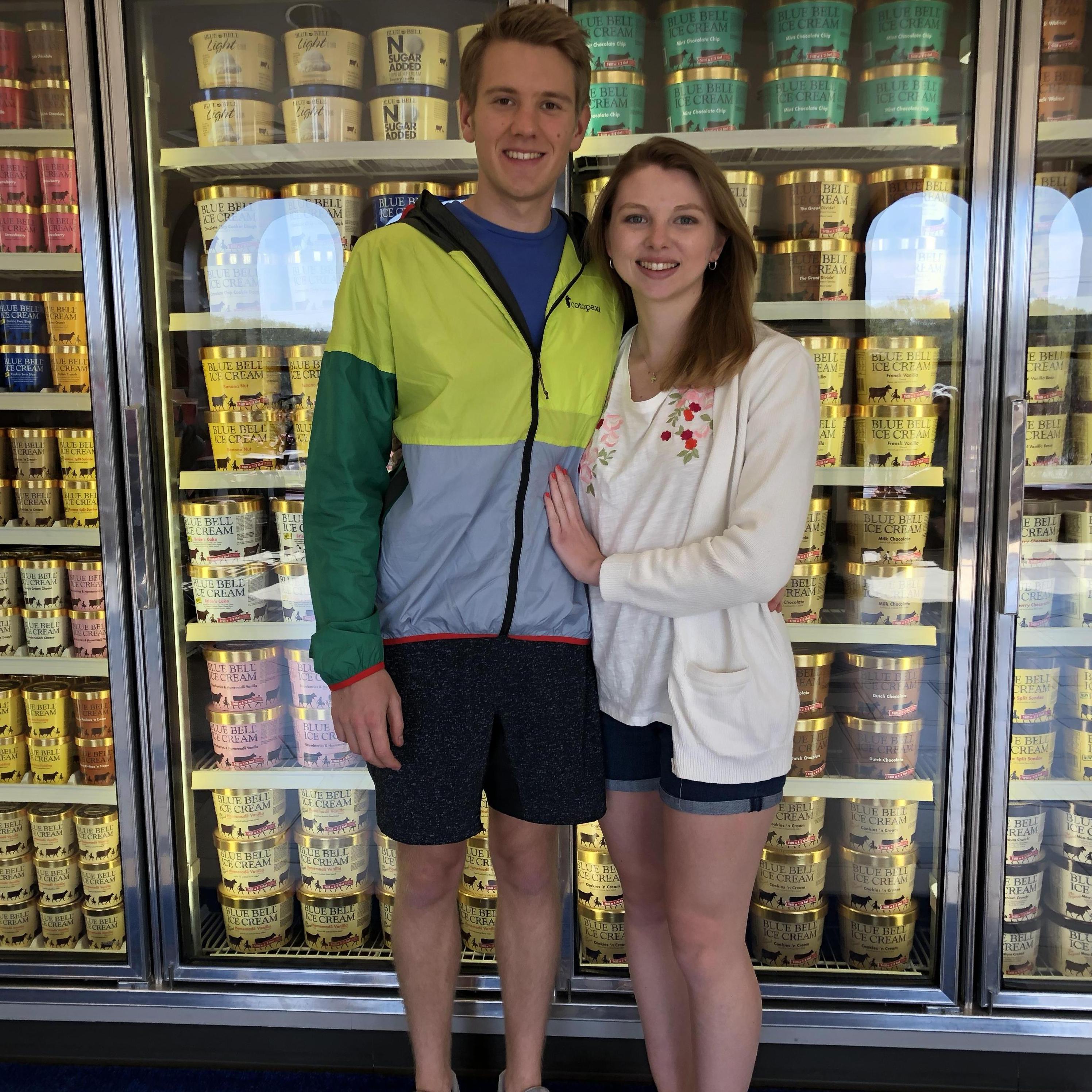 At the Blue Bell Creamery