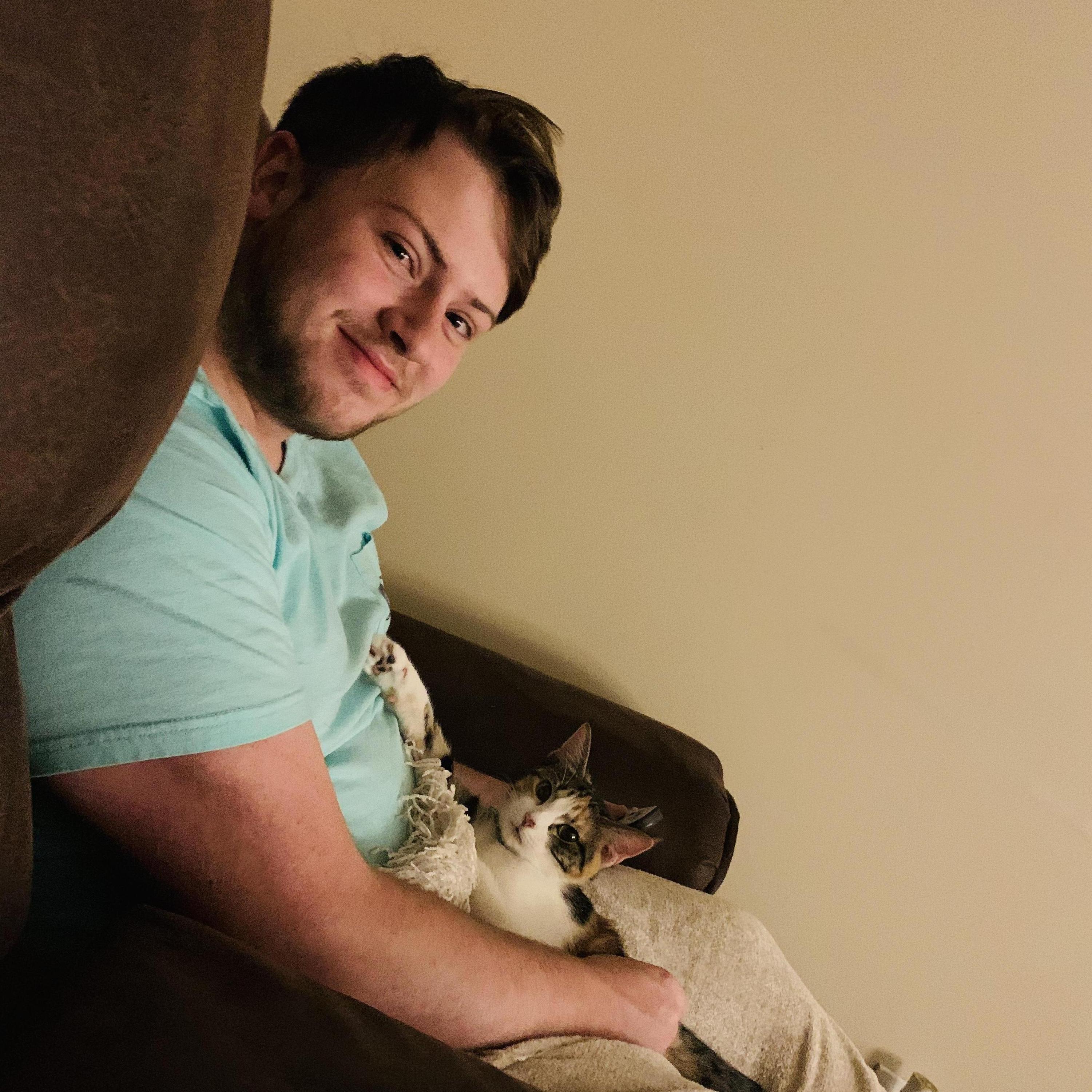 Shortly after adopting our kitty, Maple