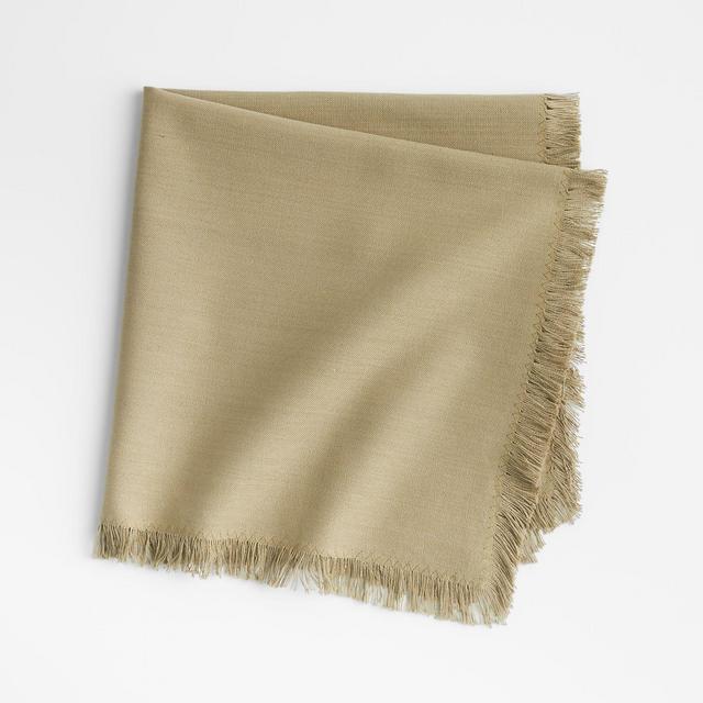 Craft Sage Green Cotton Fringe Napkin