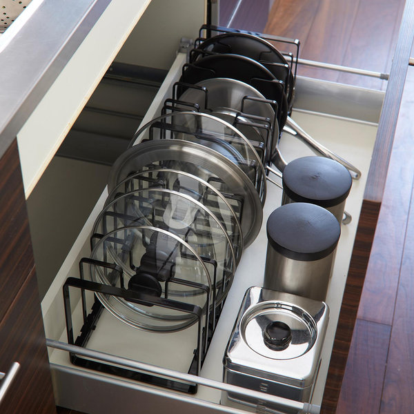 Tower Pot Lid and Frying Pan Organizer Rack - Thumbnail 3