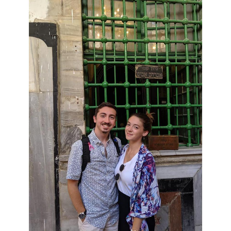 Tomb of Avraham Avinu, the Biblical Patriarch. Hebron, Israel, 2019