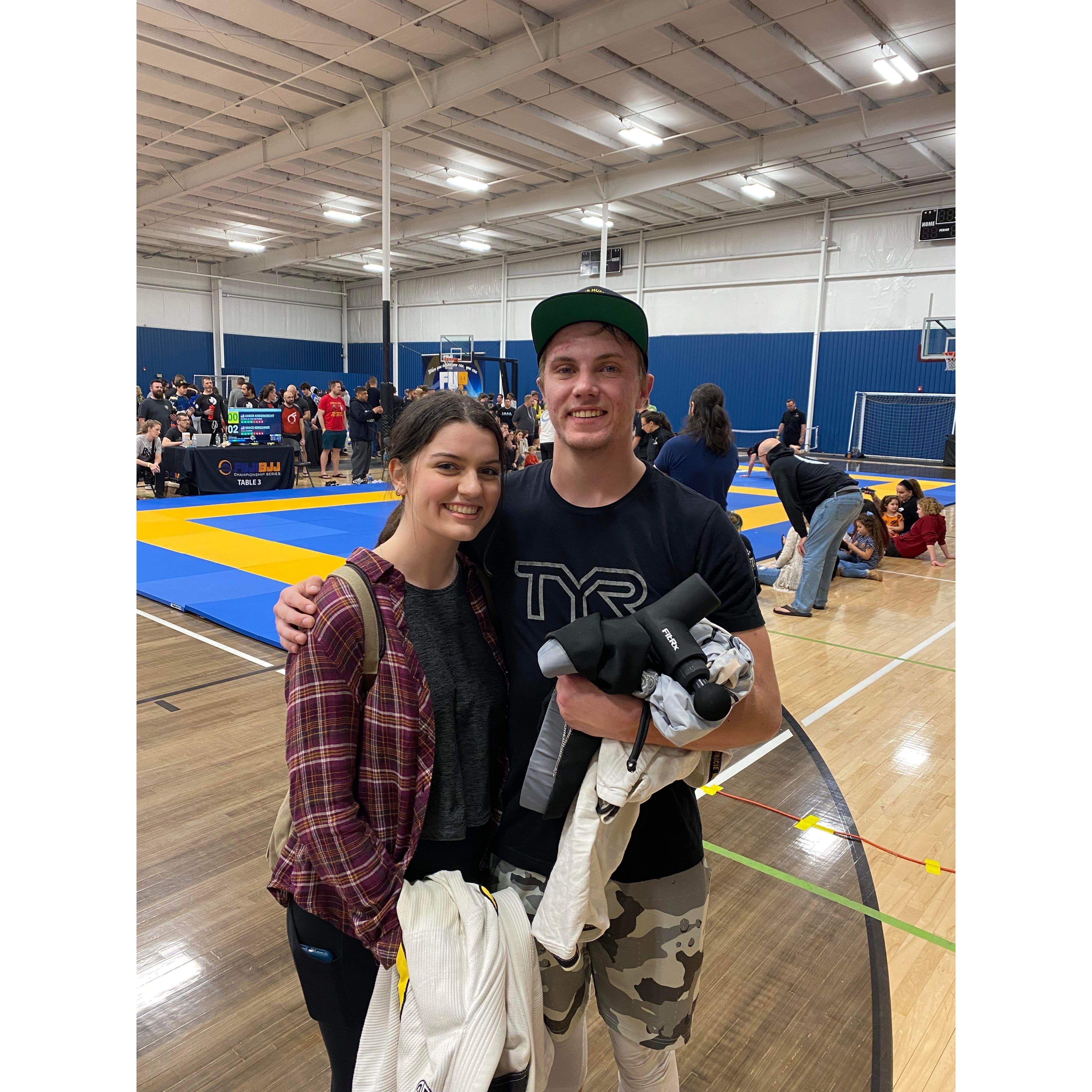 Skylar's jujitsu tournament