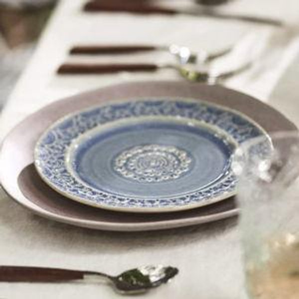 Old Havana Side Plates, Set of 4 (wedgewood blue)