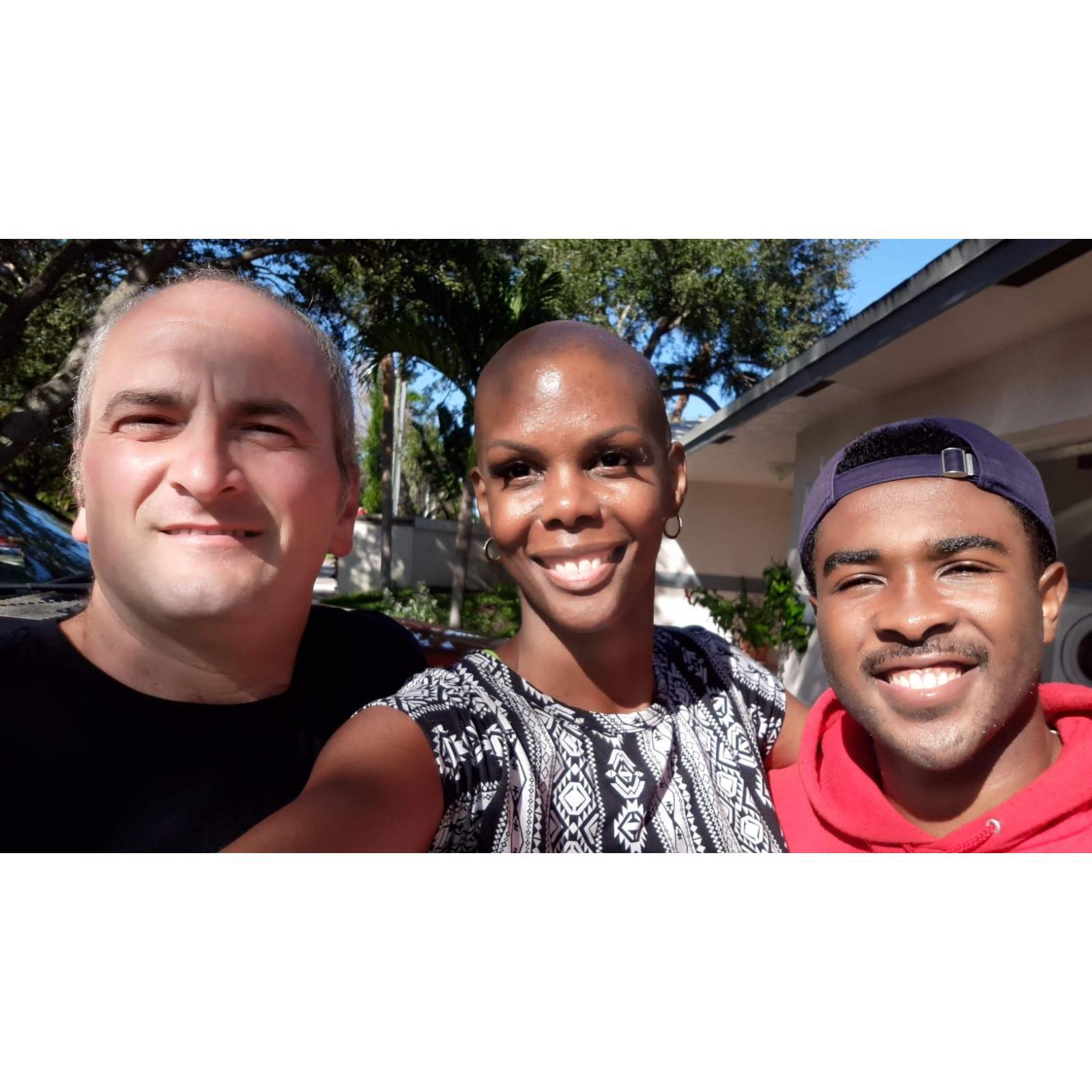 1st time Sylvain and Tim (my lil brother.. lol) helped me move furniture.
