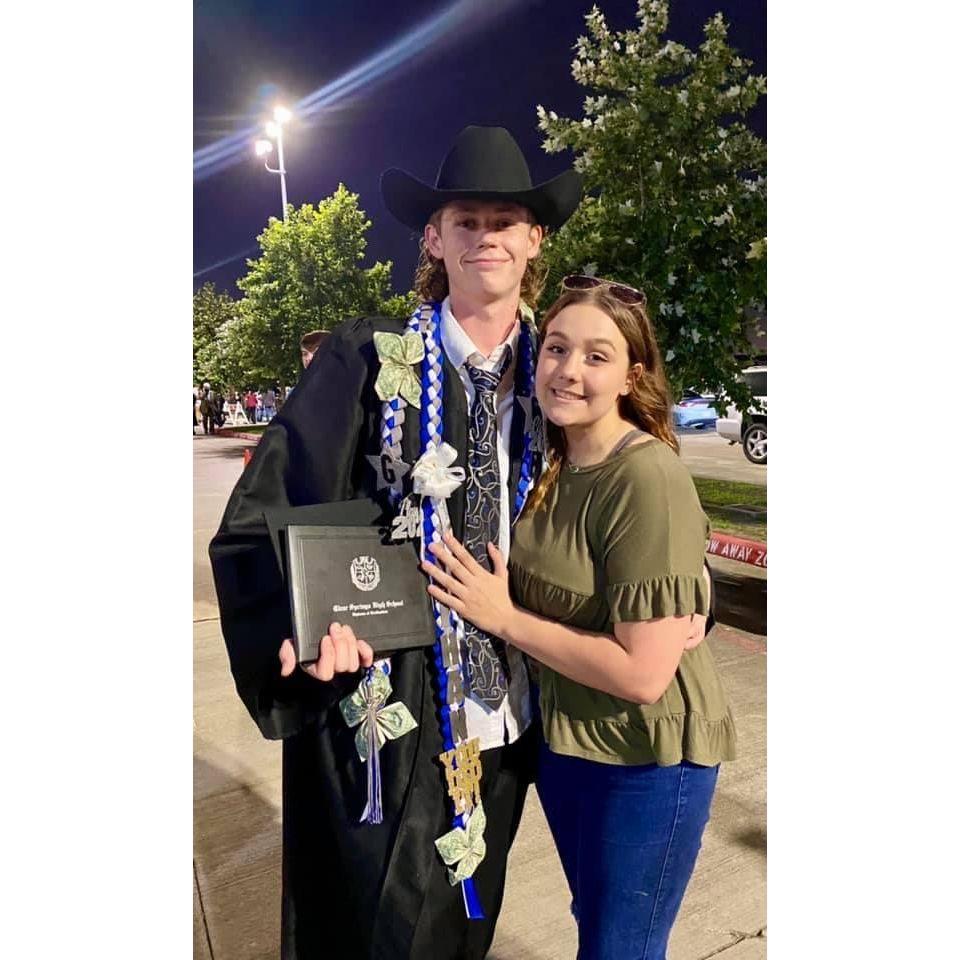 Maddie at Ethans highschool graduation