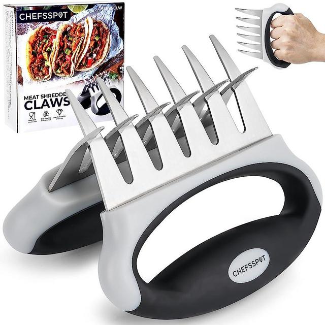 CHEFSSPOT Meat Shredder Claws with Ultra-Sharp Blades for Shredding Meat, Lift, Handle, and Cut Chicken Shredder Turkey Lifters - Heat Resistant Grill Accessories -BBQ Grilling Gifts for Men & Women