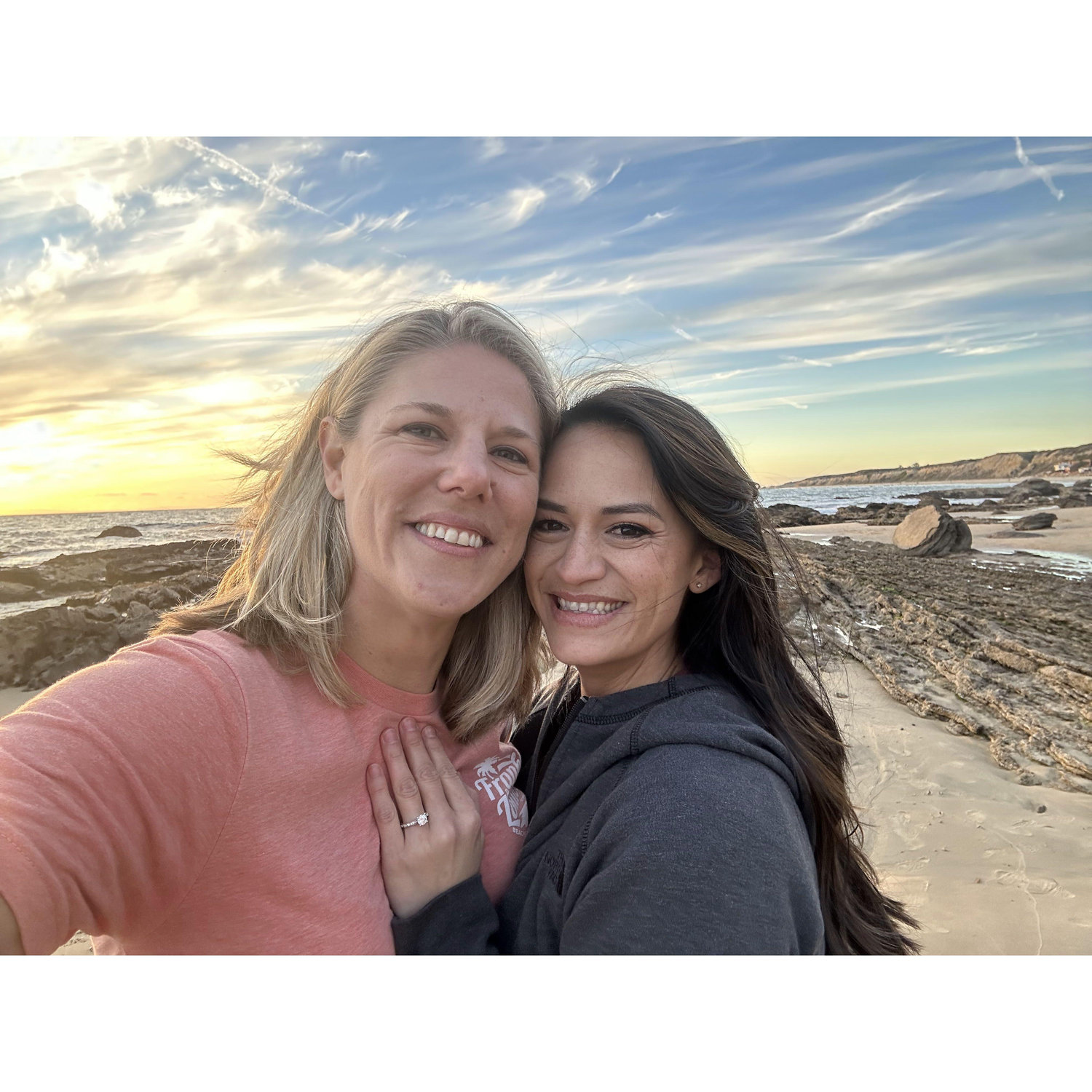 Engaged on Newport Beach