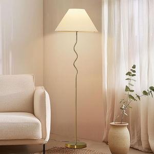 Brightech Squiggle Standing Floor Lamp – Gold/Brass