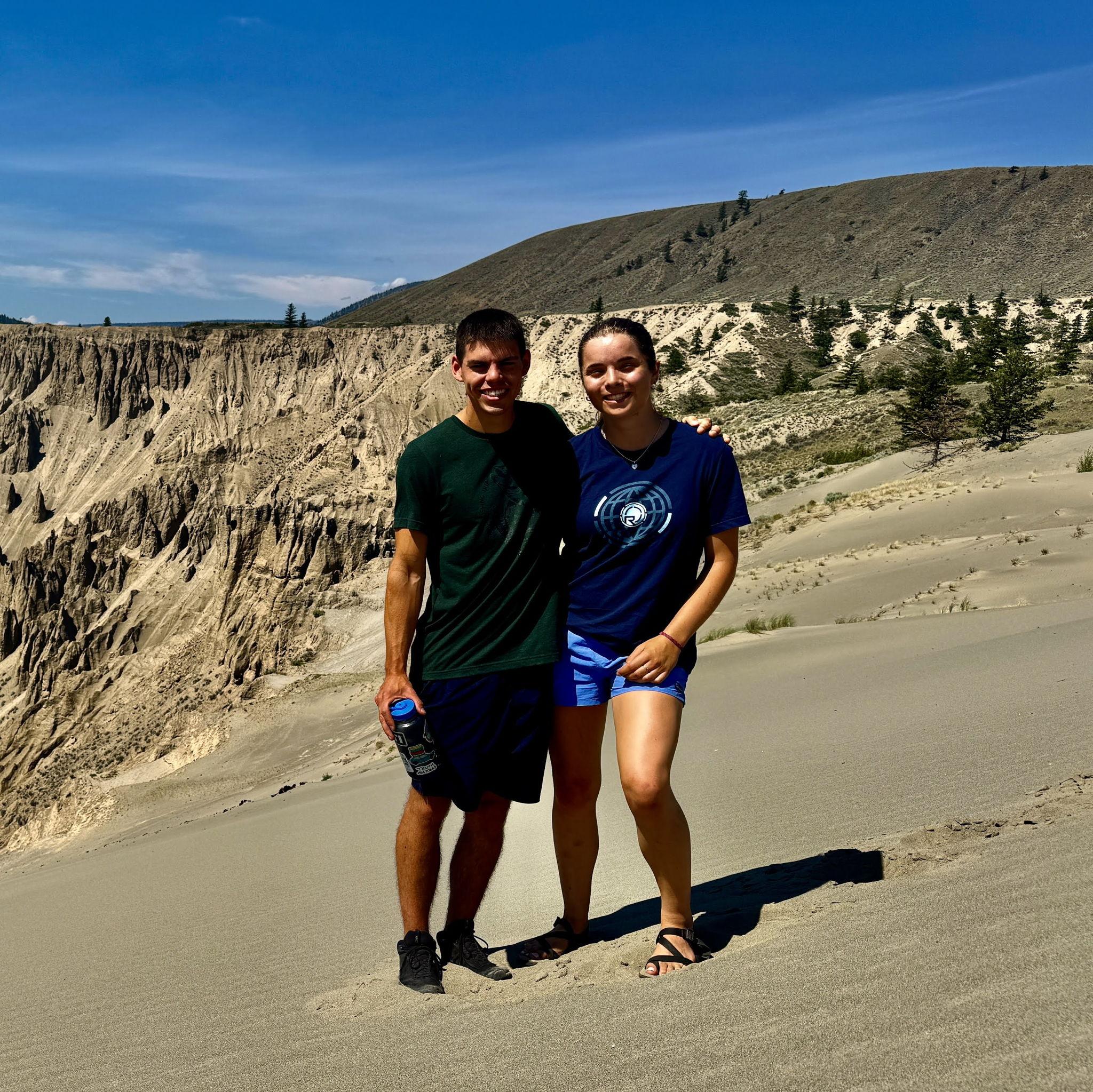 Sand dunes in Williams Lake