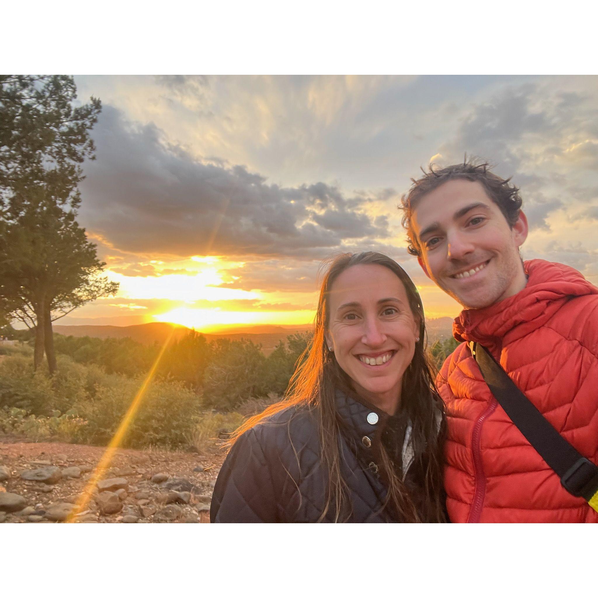 sunset in New Mexico!