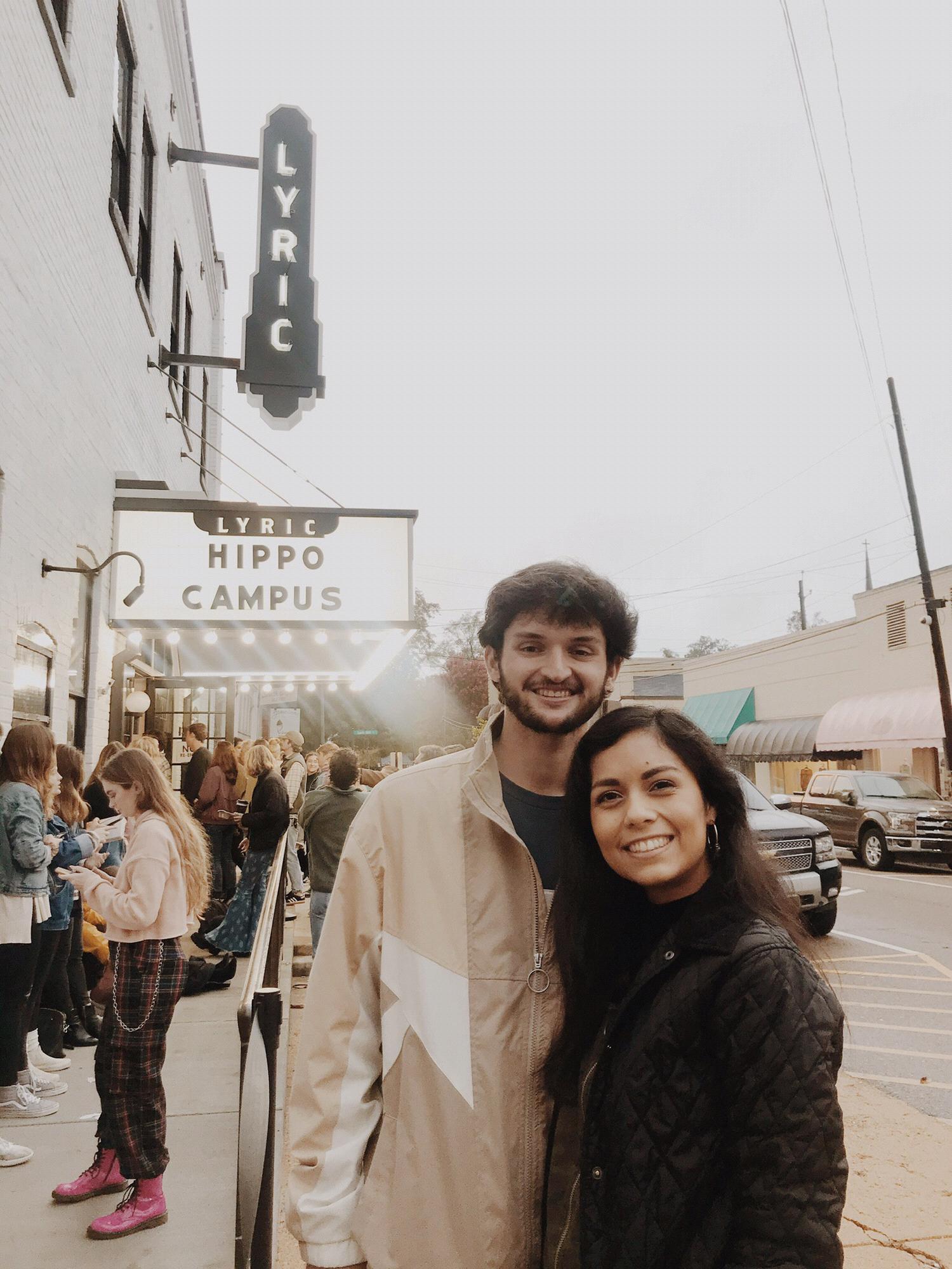 We took this picture in front of The Lyric Theatre in Oxford where we went to see Hippocampus, one of Will’s favorite bands, for Will’s first ever concert!