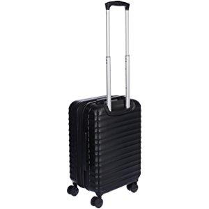 AmazonBasics Hardside Spinner Luggage - 20-inch Carry-on/Cabin Size, Black