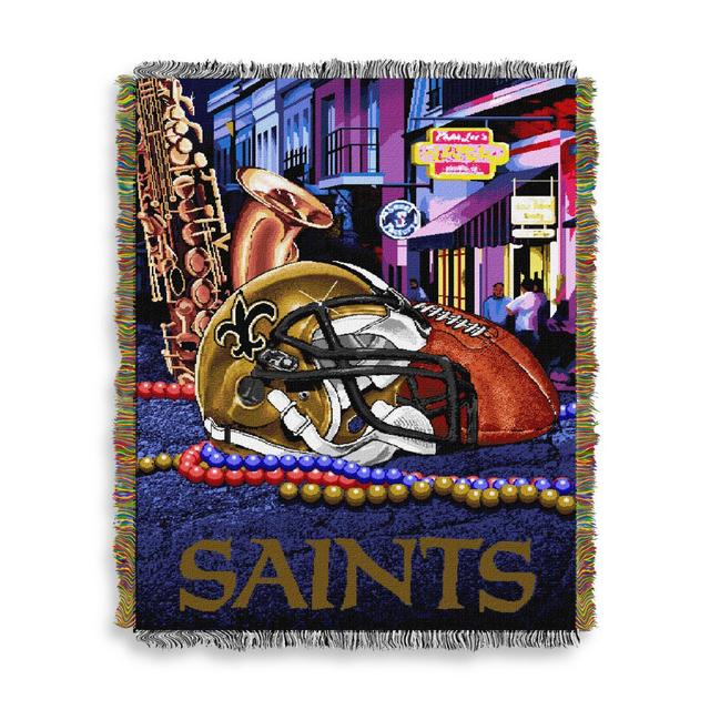 NFL New Orleans Saints Tapestry Throw