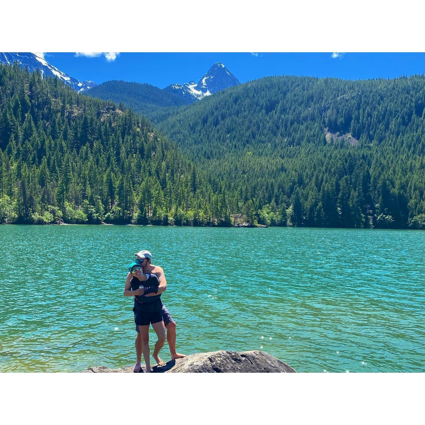 Post paddle-boarding through Diablo Lake!
North Cascades National Park - near Marblemount, Washington. 
June 2021