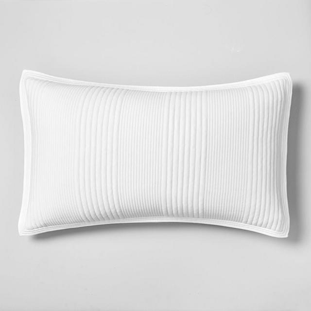 Cotton Jersey Cloud King Sham, Stone White