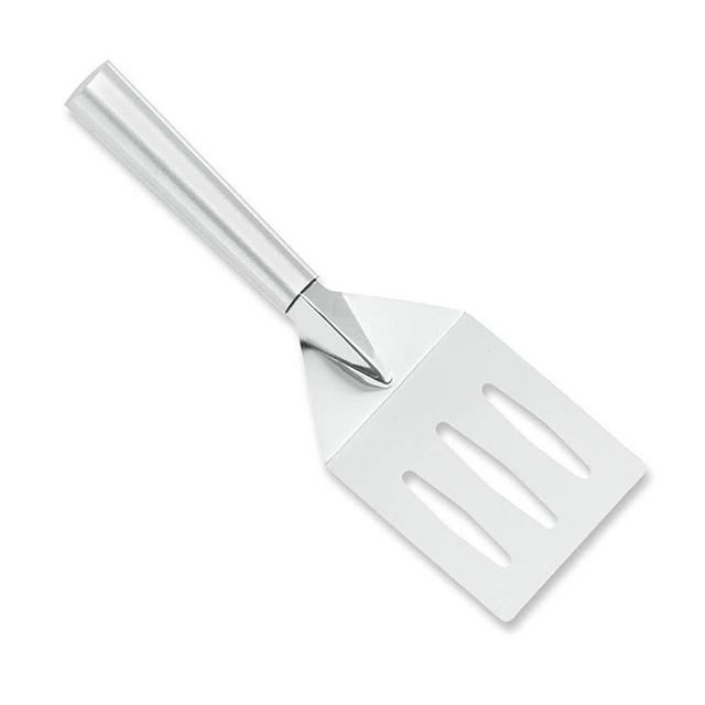 Rada Cutlery Metal Grill Spatula –Stainless Steel Face and Aluminum Handle Made in USA, 10-1/8 Inches
