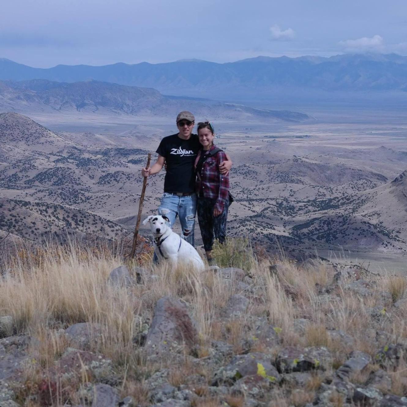 Sauguache, CO on our first hiking trip with Comma - October 2016.