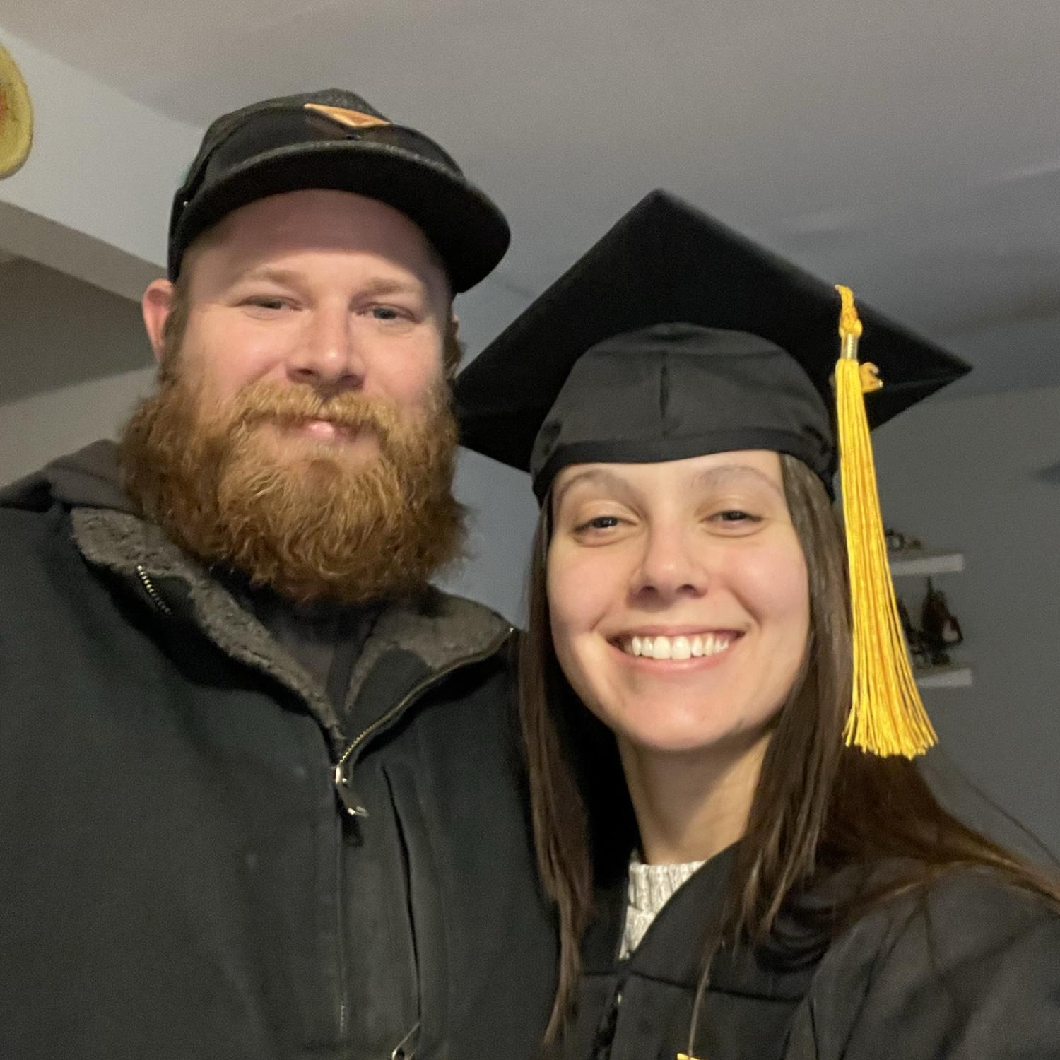 Tina graduated