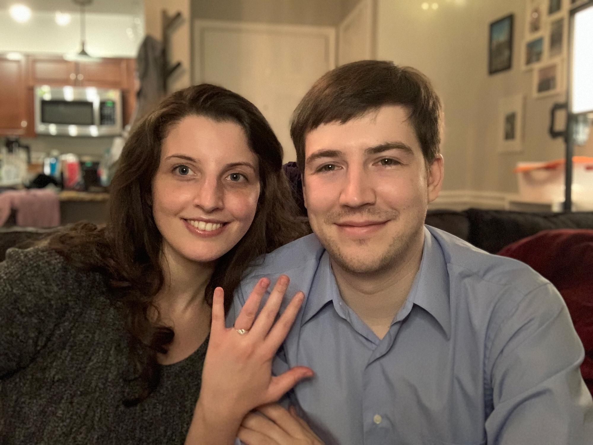 The night we got engaged!