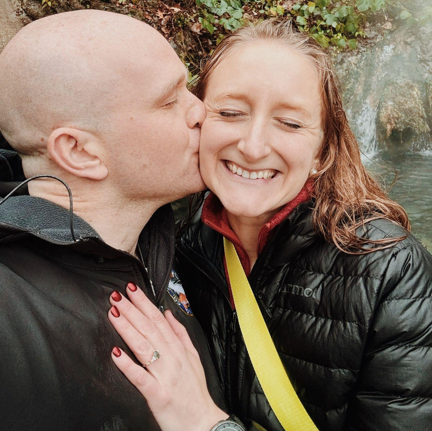 Engaged! At Hot Springs National Park!
