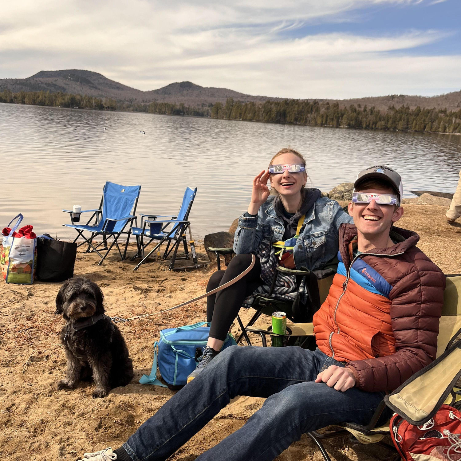 Total solar eclipse at Blue Mt. Lake