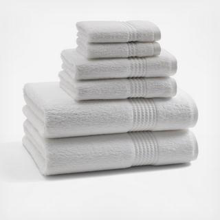 Long Twist 6-Piece Towel Set