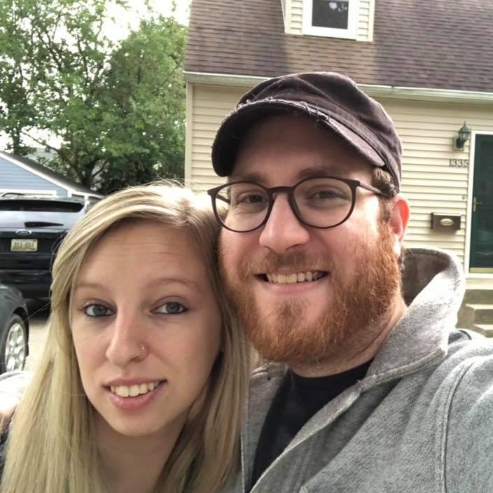 When we bought our house together in 2018.