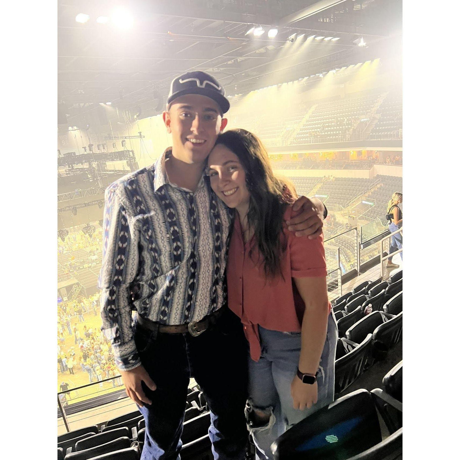 Our second concert together, Zach Bryan in Sioux Falls!