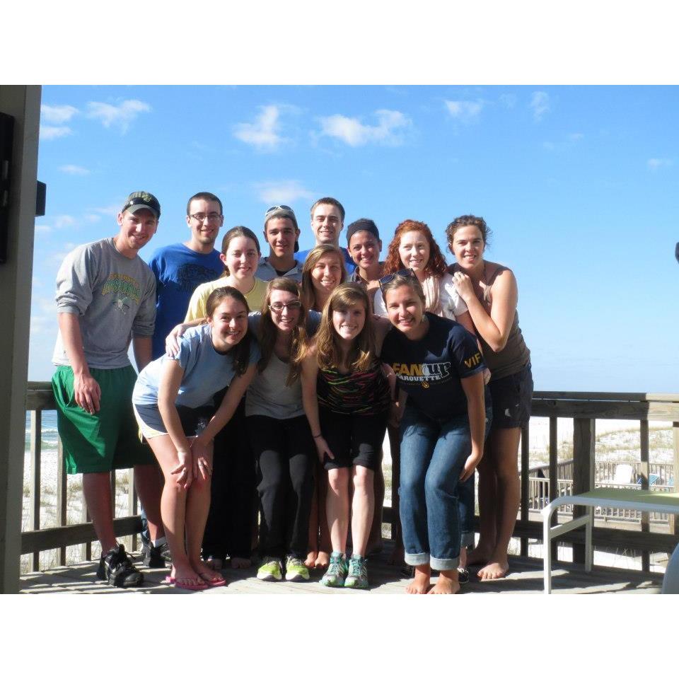 spring break 2013 with the MU crew. who knew we'd end up together 9 years later?!