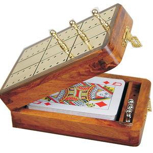 Travel Royal Folding Cribbage Board & Box