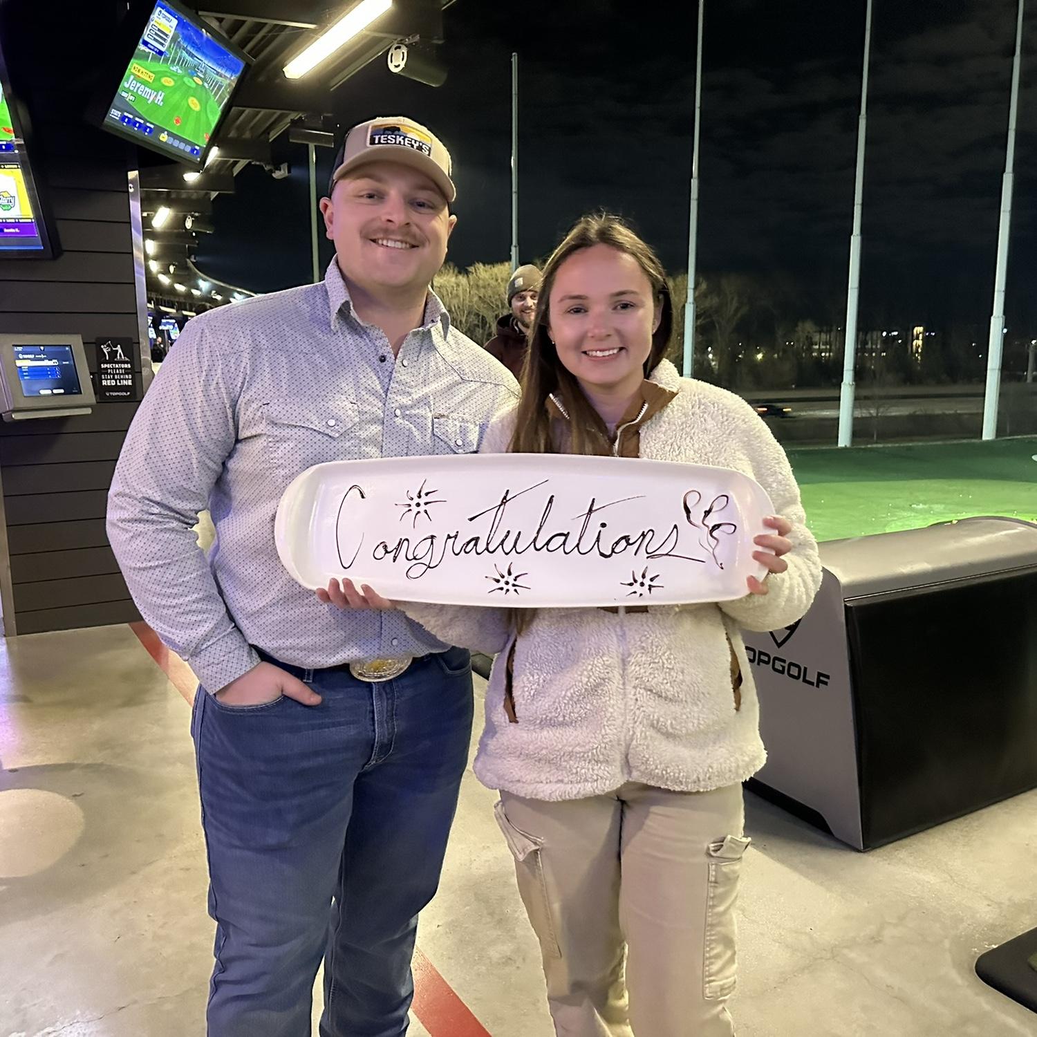 He proposed! 1.14.2025