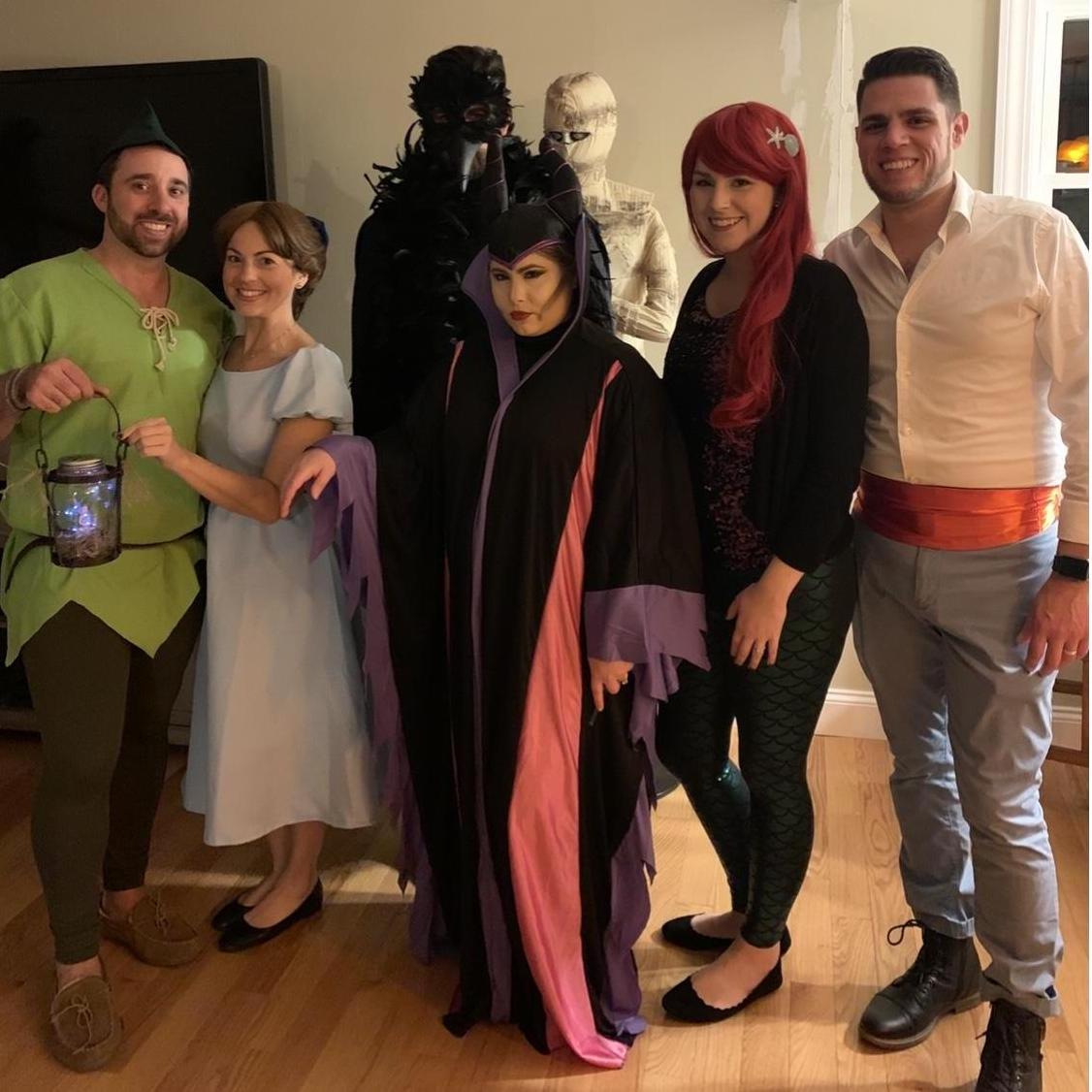 Scott’s Halloween party with Jess, Kenny, Tania and John