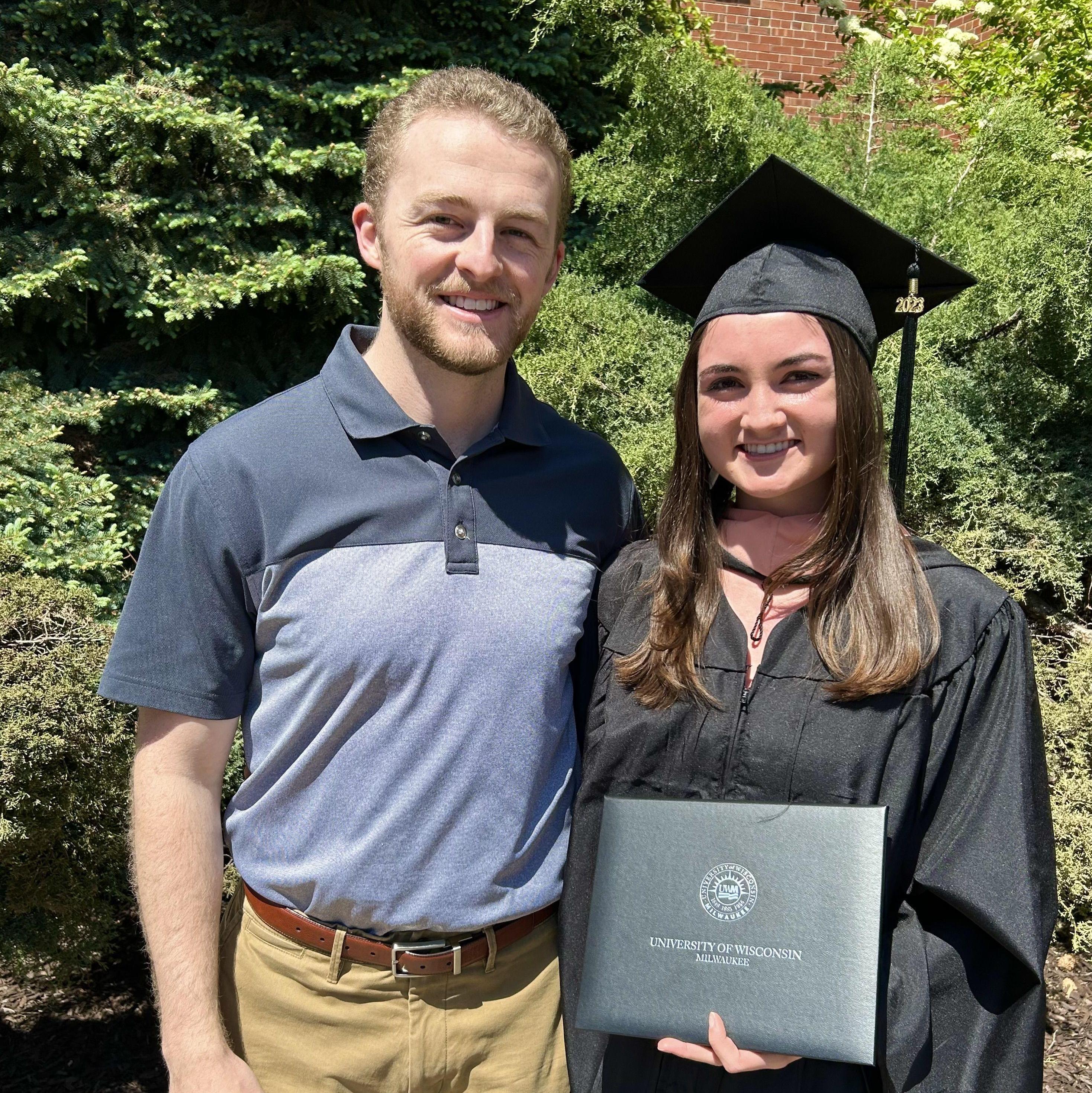 Molly got her Master's Degree!
