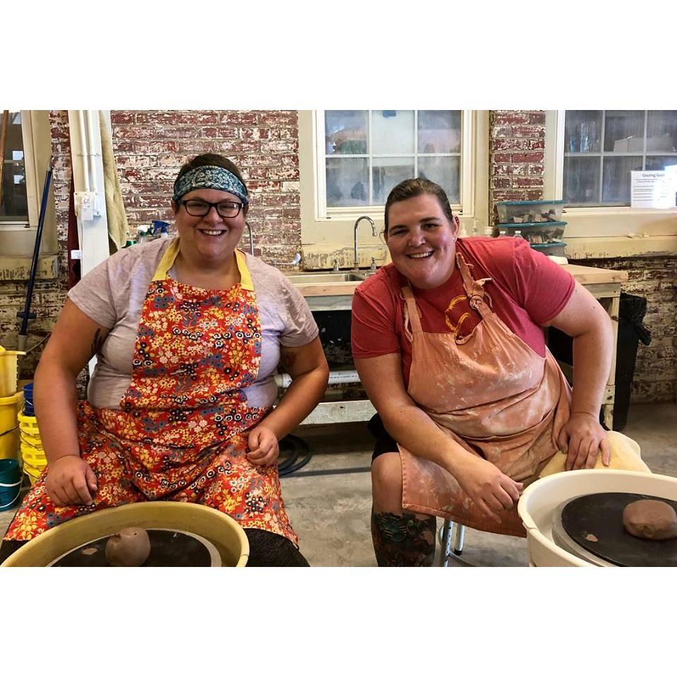 Pottery class at First City Arts Center.