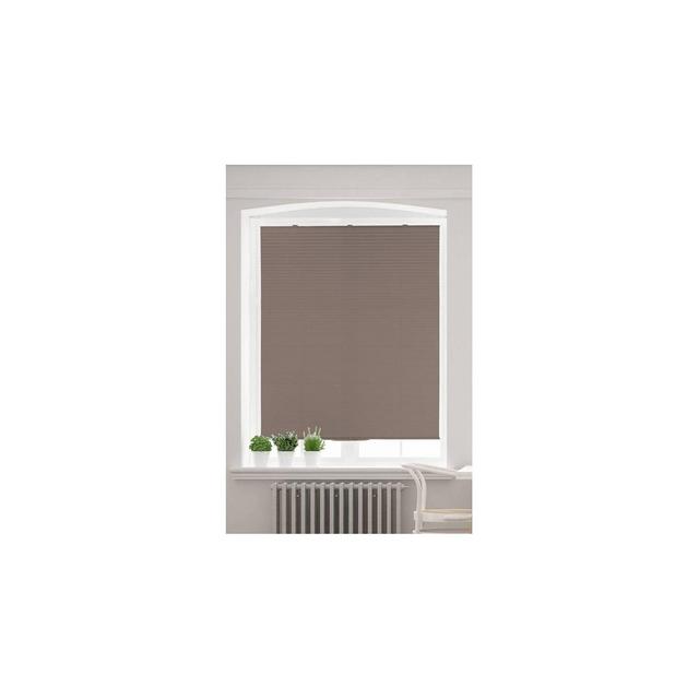 36"x64" Cordless Cellular Honeycomb Light Filtering Sun Shade Brown - Lumi