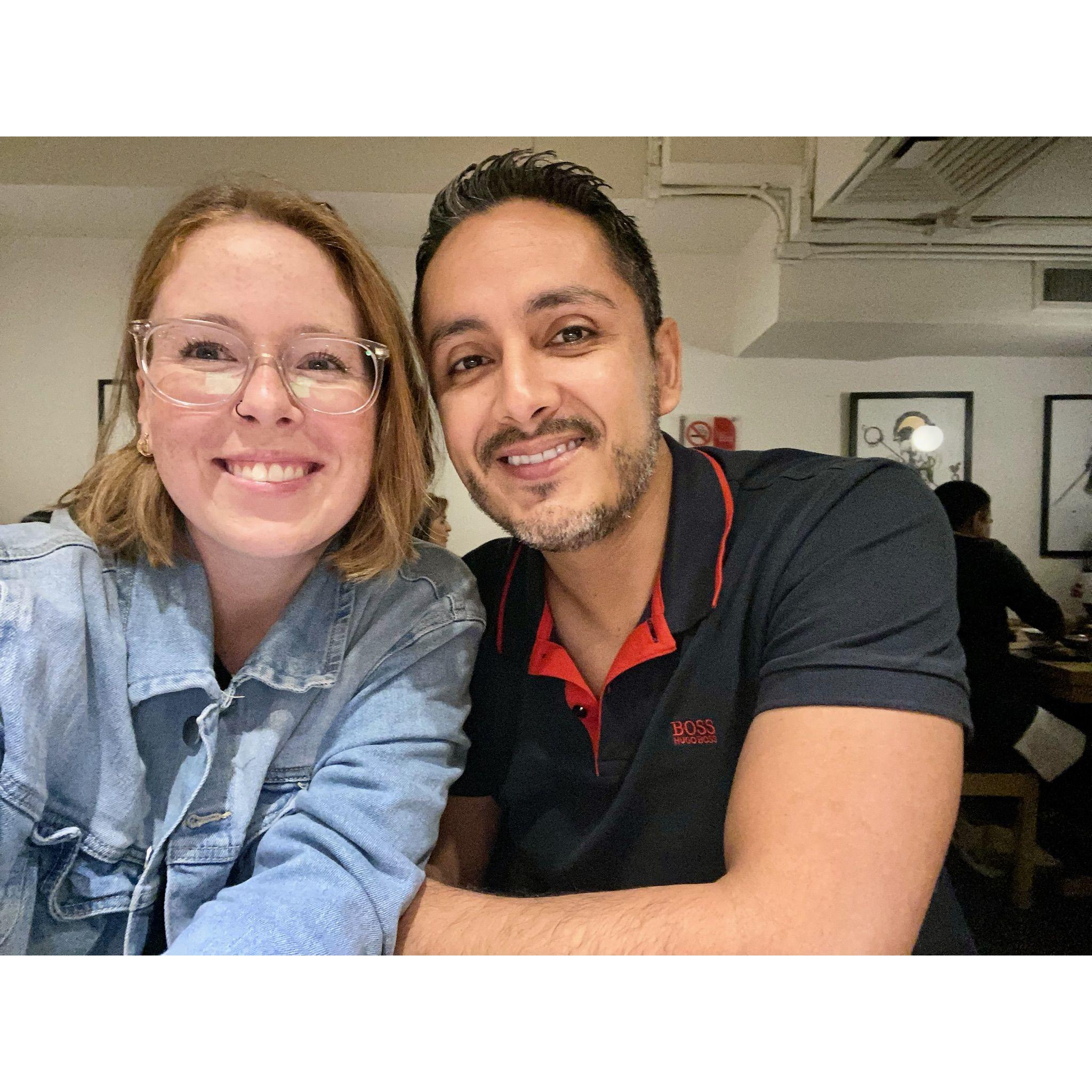 Our next work trip to Mexico City, still hard at work on the Frida potty. After factory hours, we were dining in style. We had the best fluffy cheesecake of my life here (until we go to Japan)!