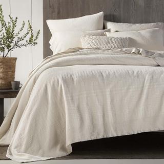 Willow Organic Matelasse Blanket