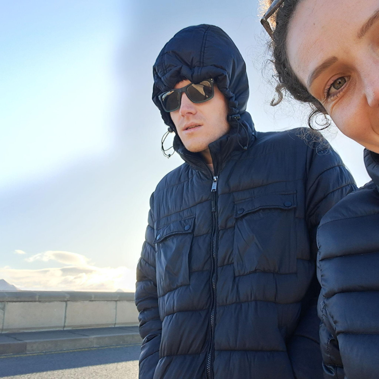 On our way back from George, we stopped at the Gariep Dam Wall- yes it was freezing