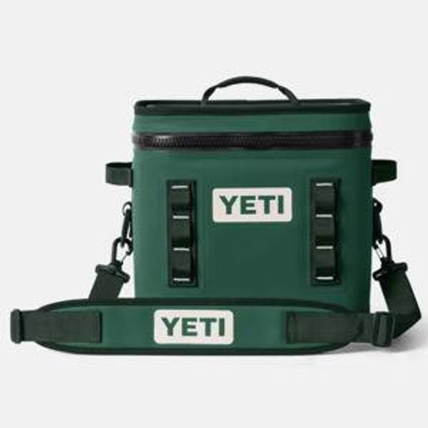 YETI Hopper Flip 12 Personal Cooler- Black Forest Green