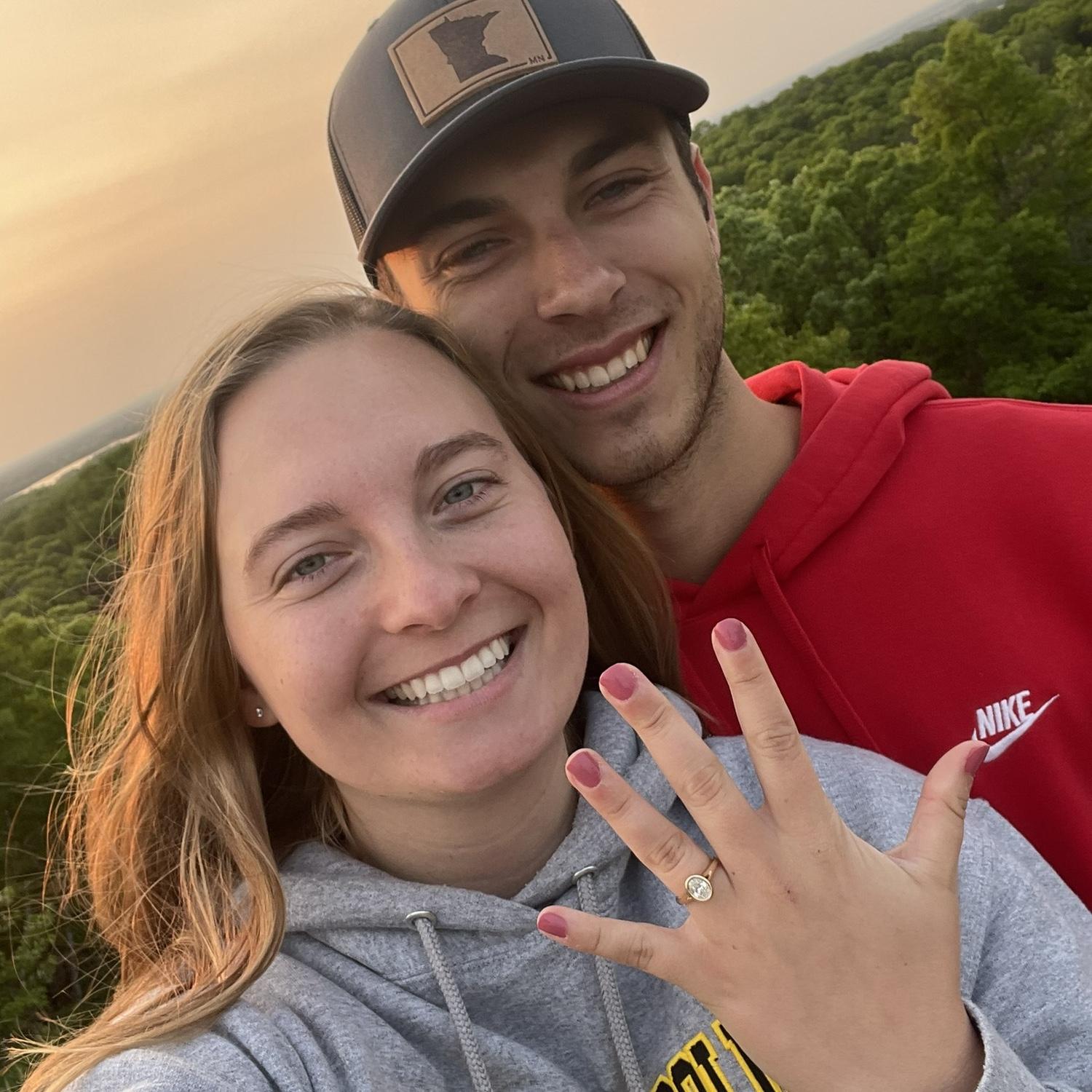 Engagement at Inspiration Peak