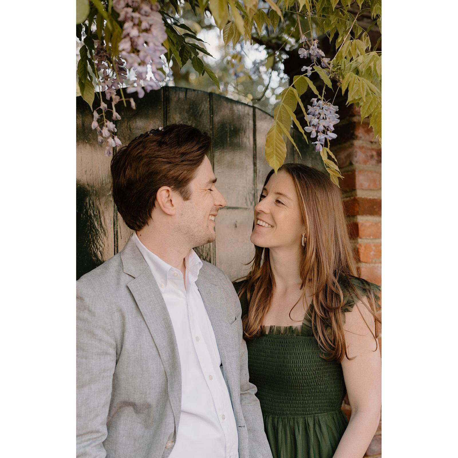 Engagement shoot in Old Town Alexandria - April 2024