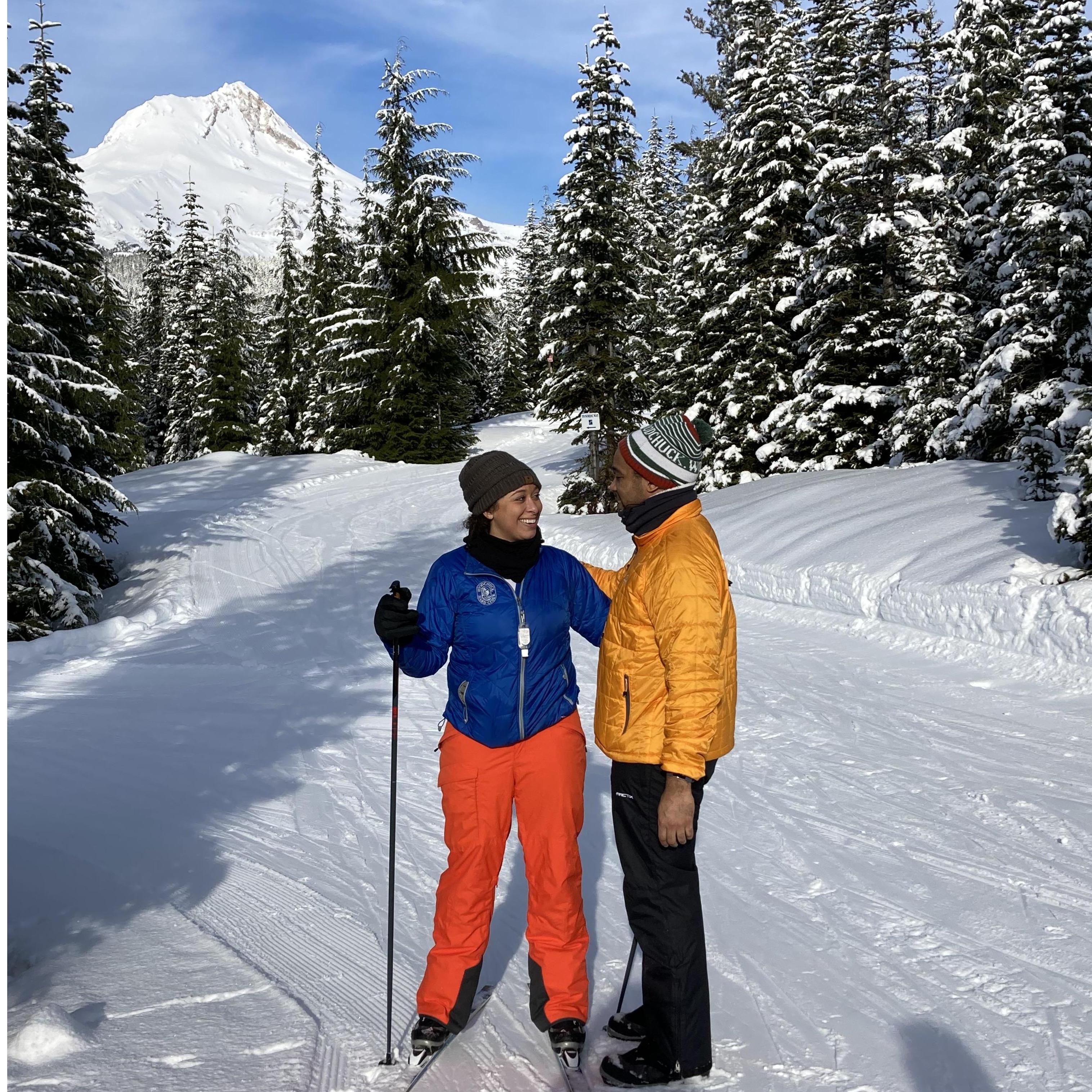 Why did you take your skis off?