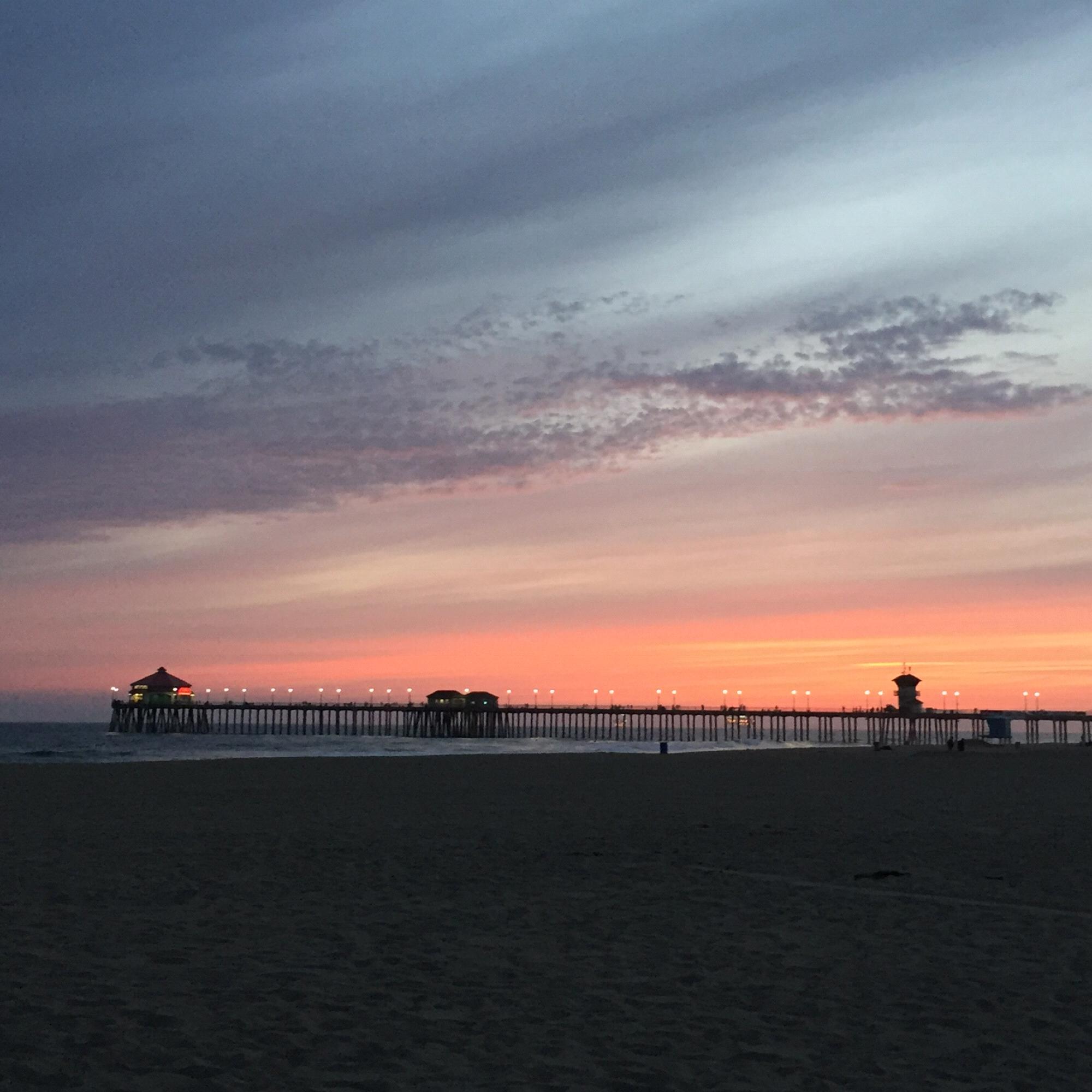Engaged in Huntington Beach, CA
On the sand.