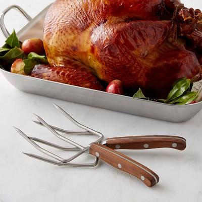 Williams Sonoma Walnut Turkey Forks