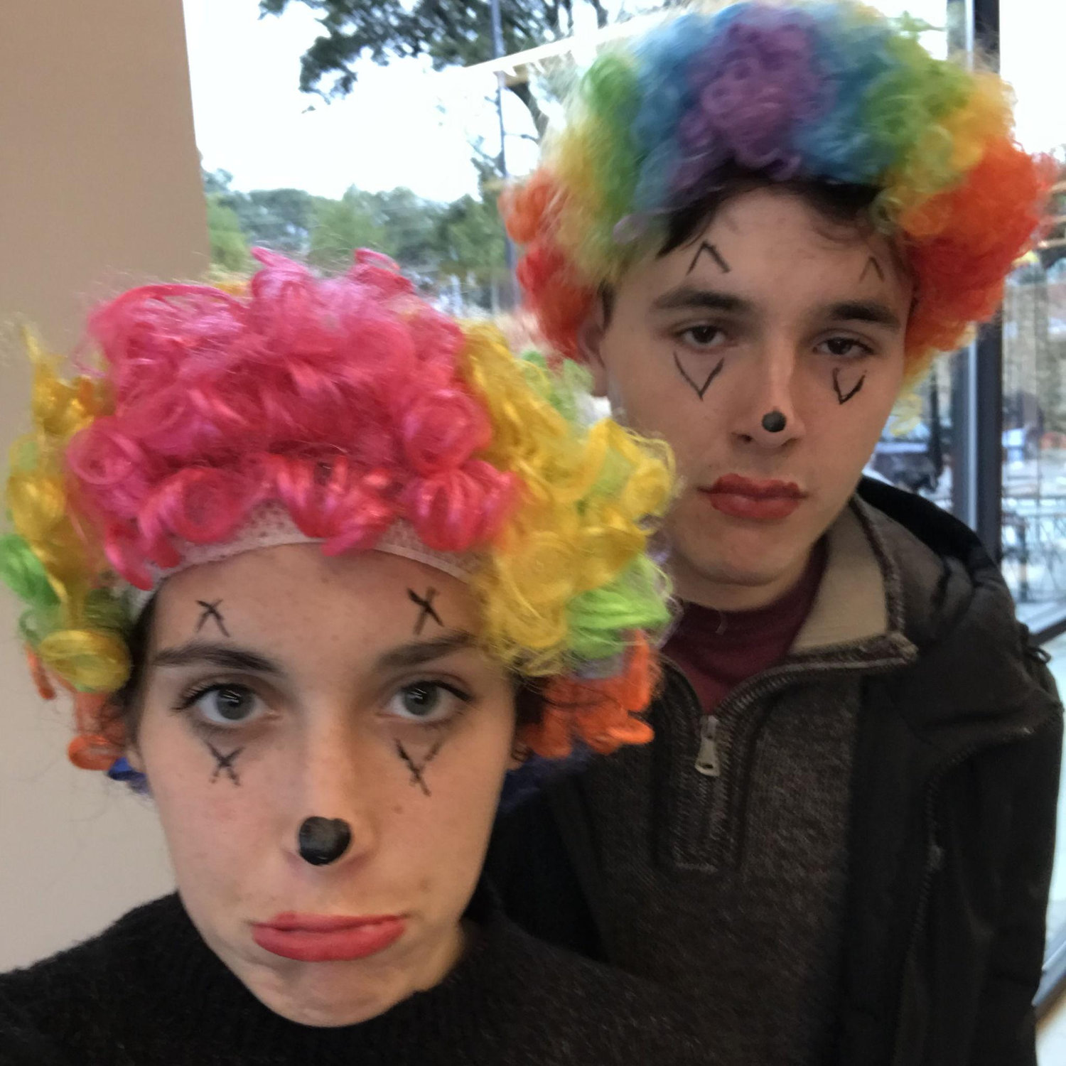 Sad Clowns 4 Free Chipotle (aka we actually did get free burritos ("boo-ritos") via this costumes) - Halloween 2019