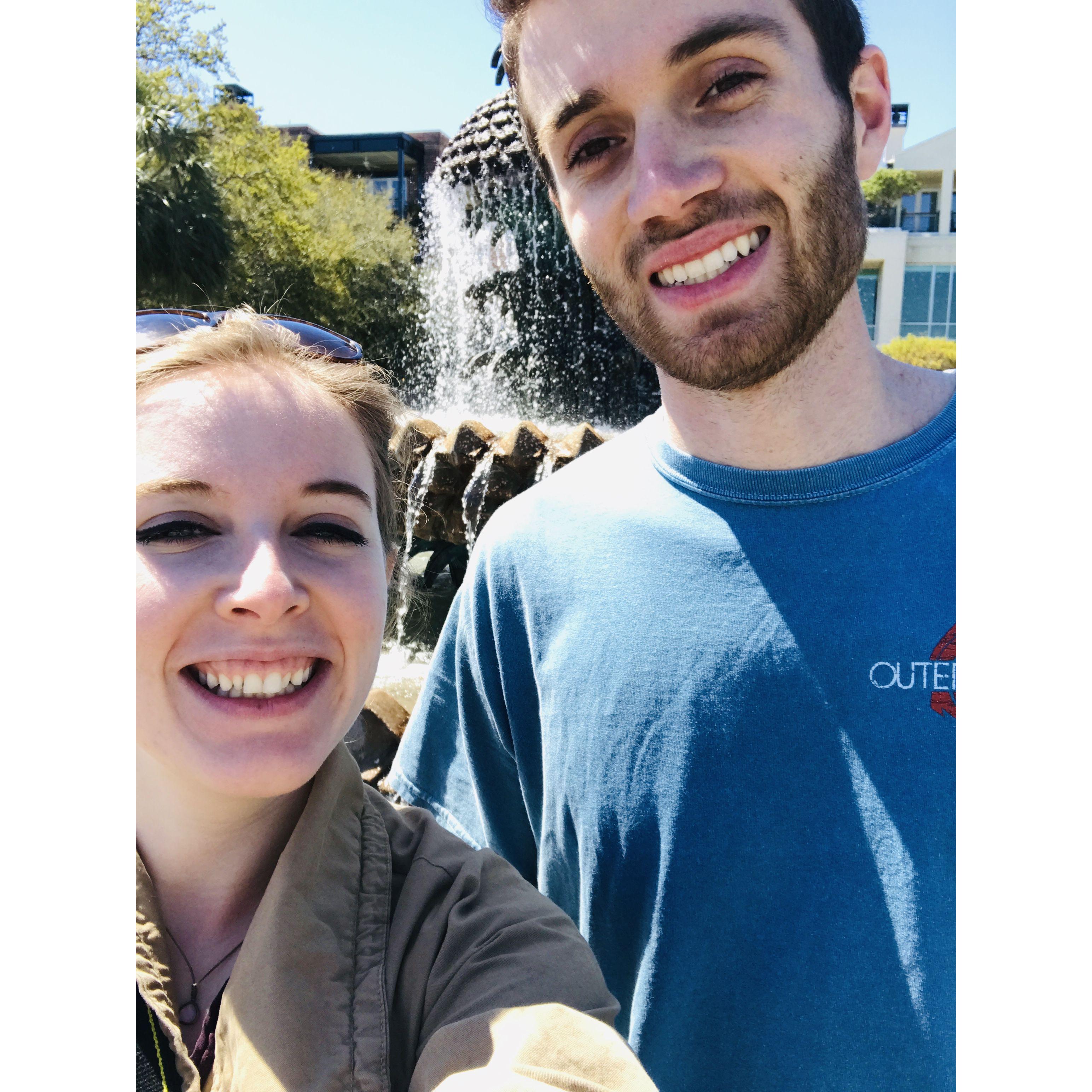 Right after Alex got his first job offer while we were on Spring Break in Charleston, SC